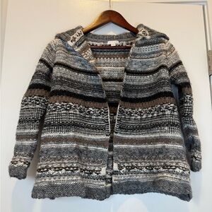 J. Jill Multicolor Striped Women's Cardigan